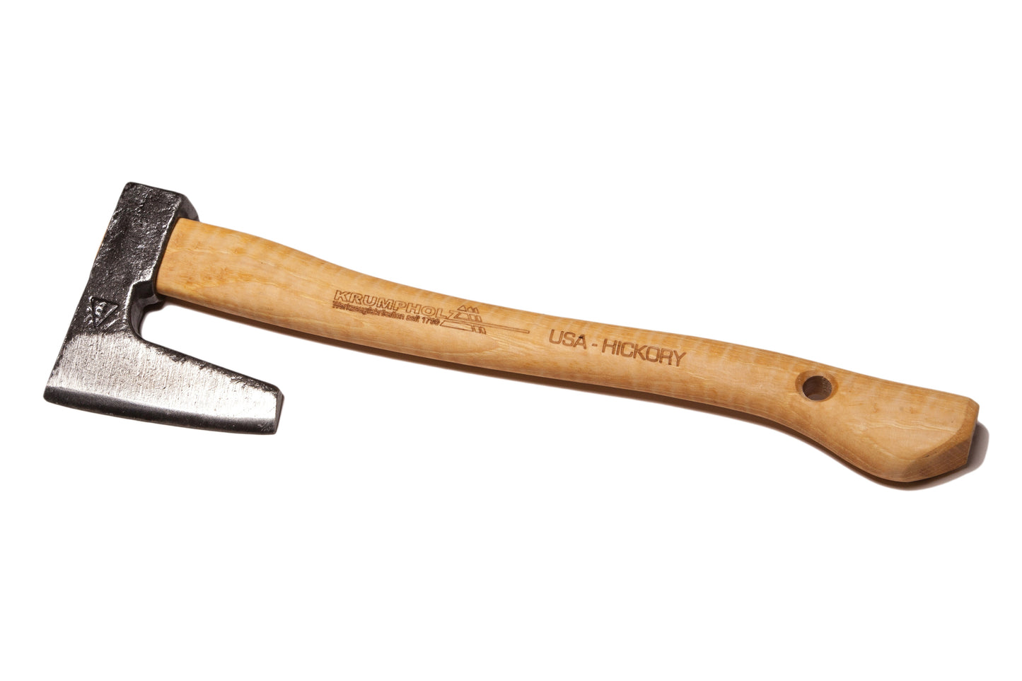 Krumpholz – Garden axe with and without leather blade guard and belt buckle