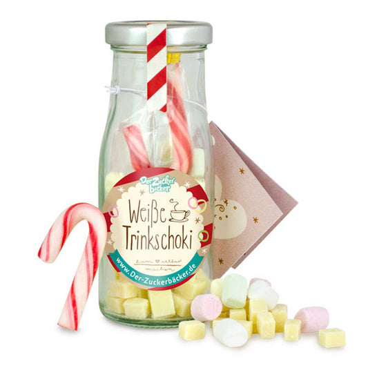 Do It Yourself White Drinking Chocolate in a Bottle Chocolate