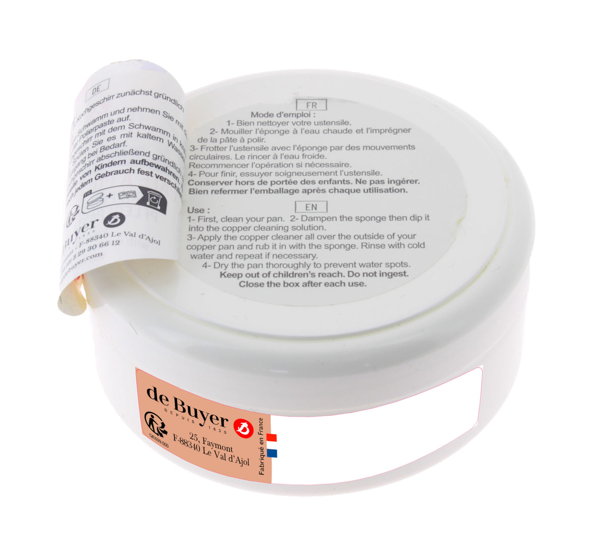 de Buyer - Pflegepaste für Kupfer, 150 ml