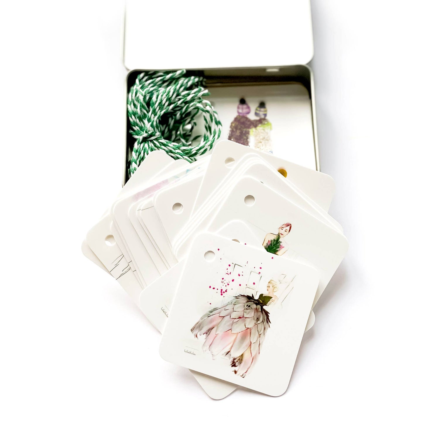 24 mini Christmas cards
