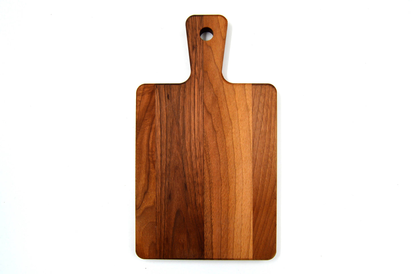 Kleines Brett mit Griff, aus Walnuss- und Buchenholz ca. 29/16/2 cm