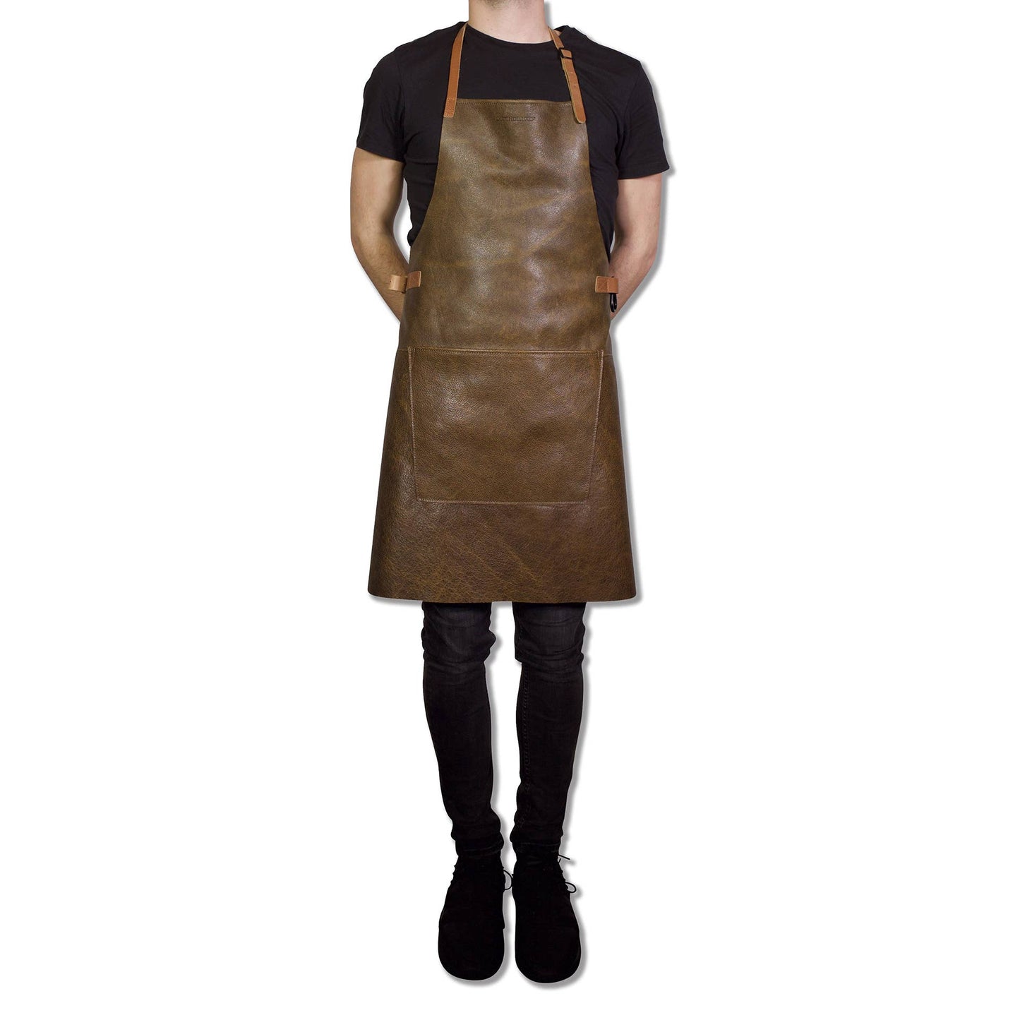Schürze im BBQ-Stil - Vintage-Leder