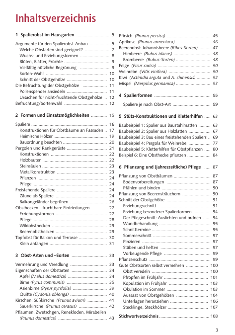 Buch Spalierobst im Hausgarten