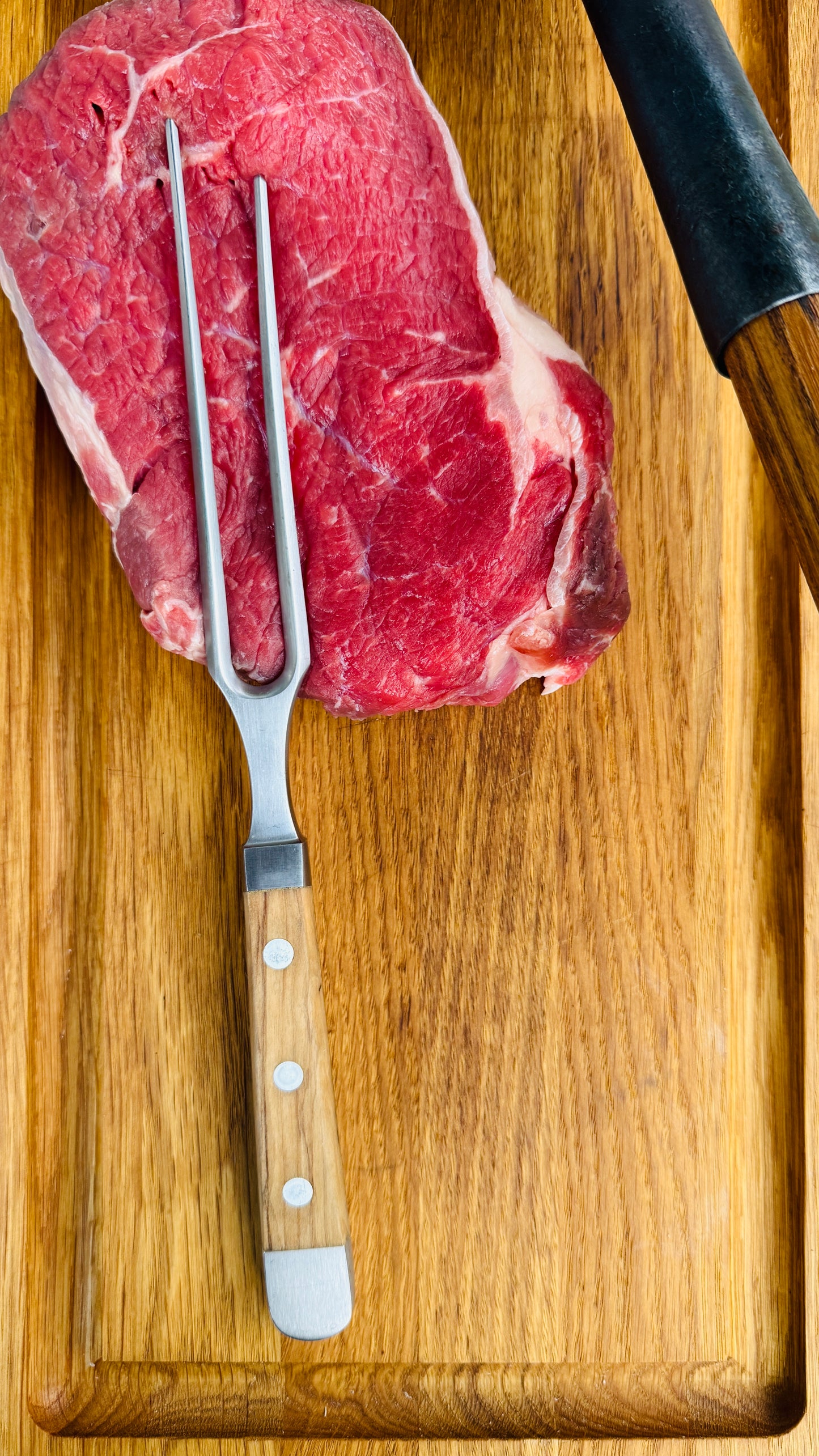 Güde meat fork Alpha walnut