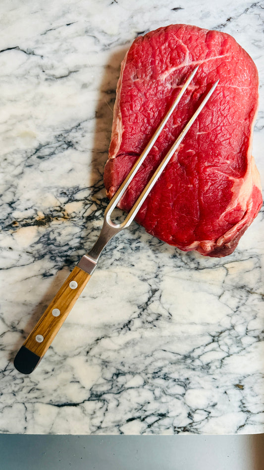 Güde meat fork Alpha walnut