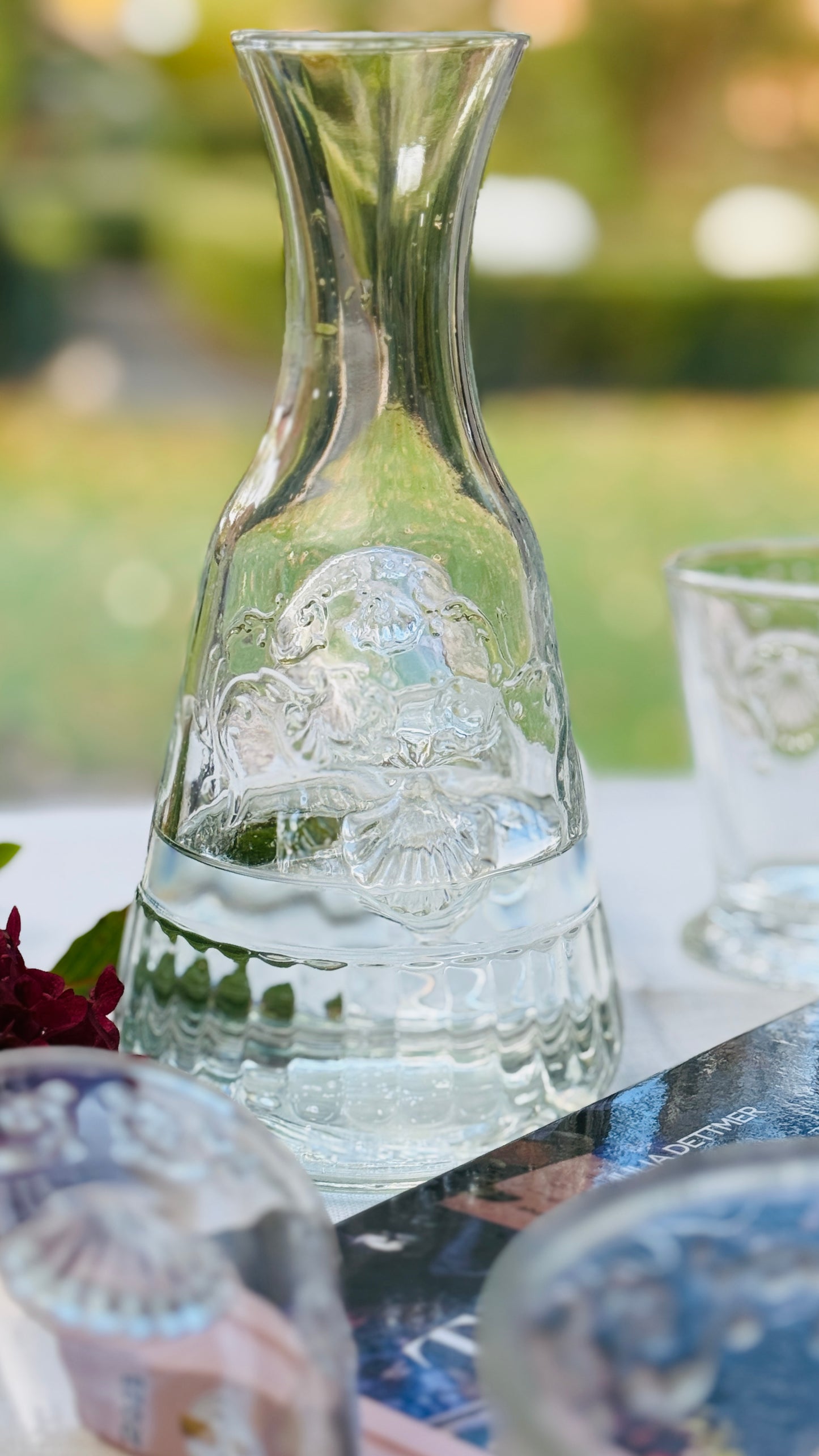 Geschenkset 6 Wassergläser mit Krug Versailles & Buch Tischkultur