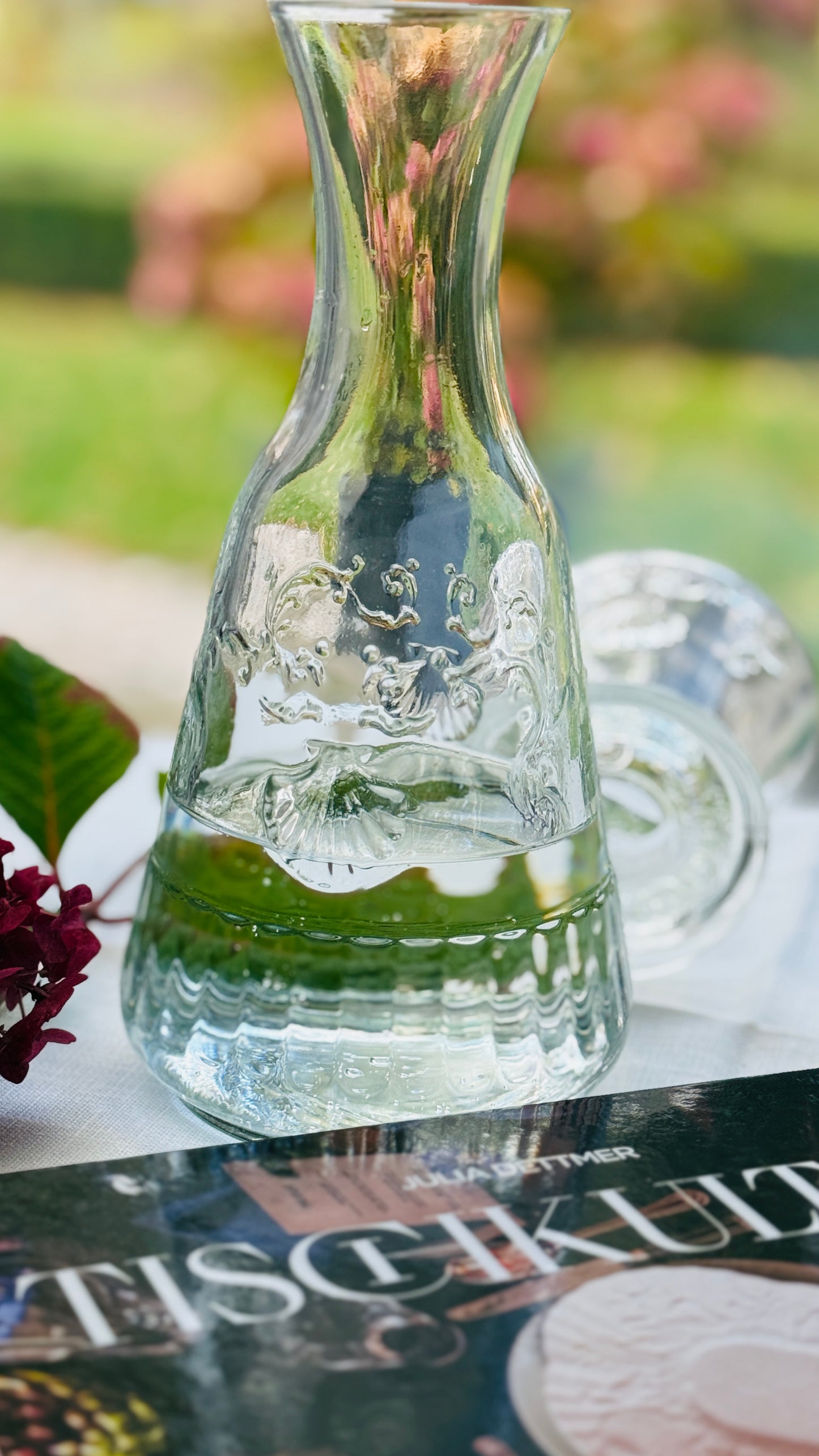Geschenkset 6 Wassergläser mit Krug Versailles & Buch Tischkultur