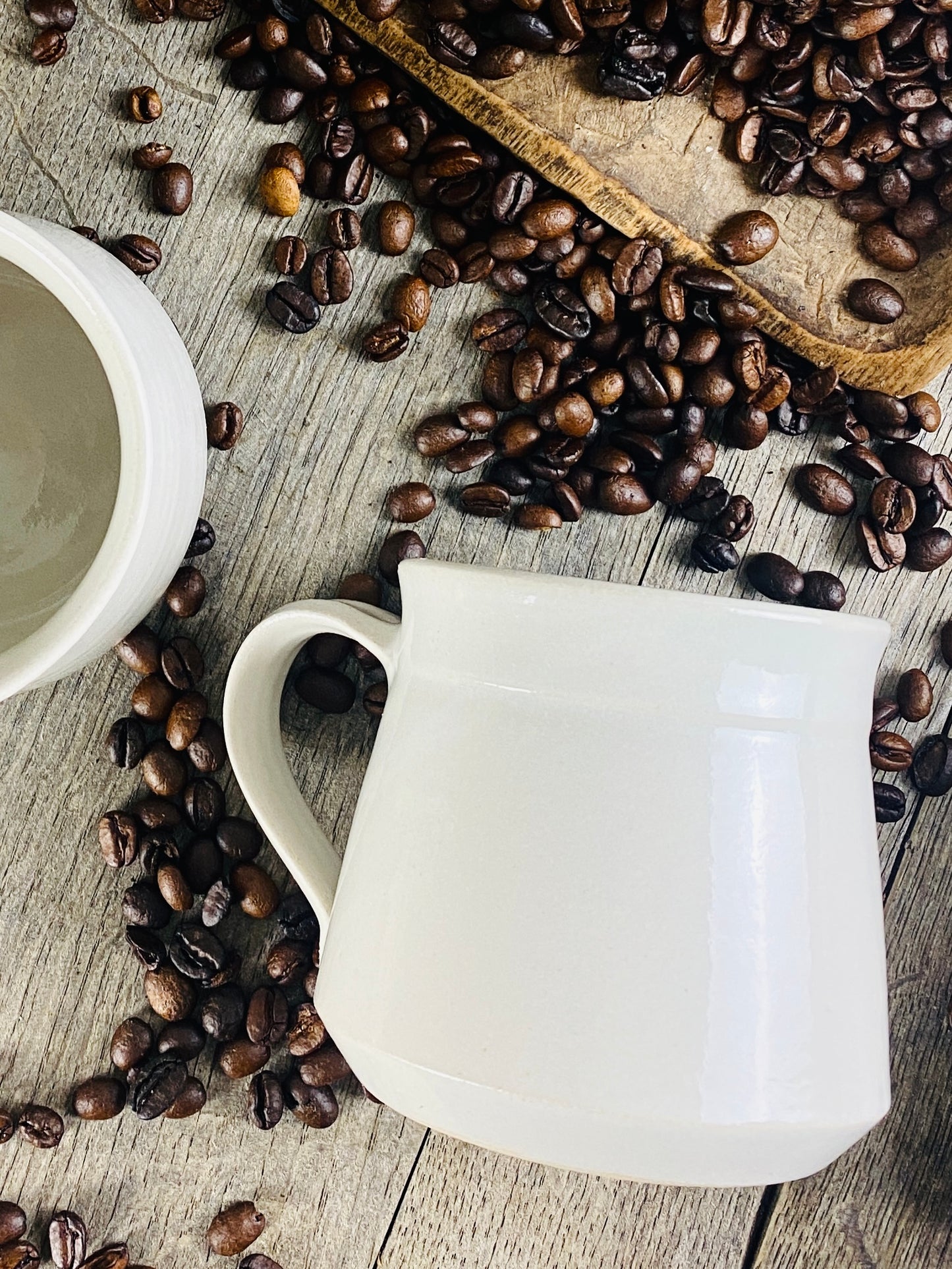 Tasse 2er Set handgetöpfert mit Henkel - Atelier Andrea