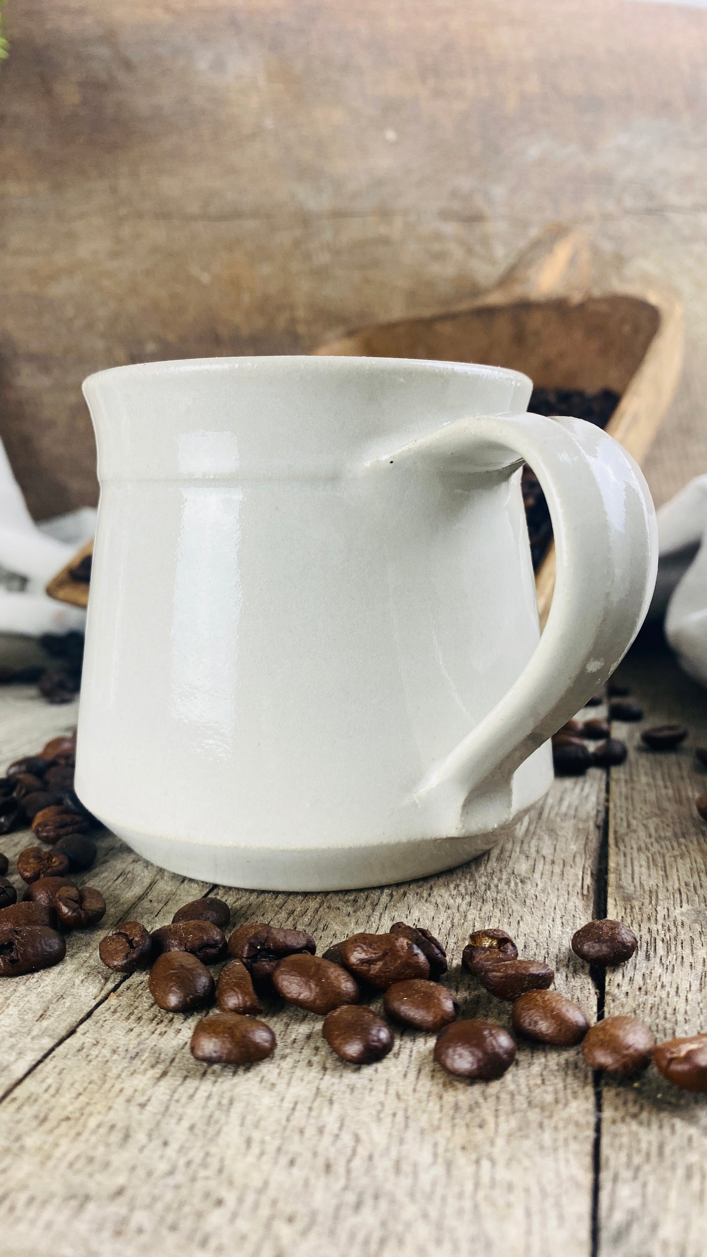 Tasse 2er Set handgetöpfert mit Henkel - Atelier Andrea