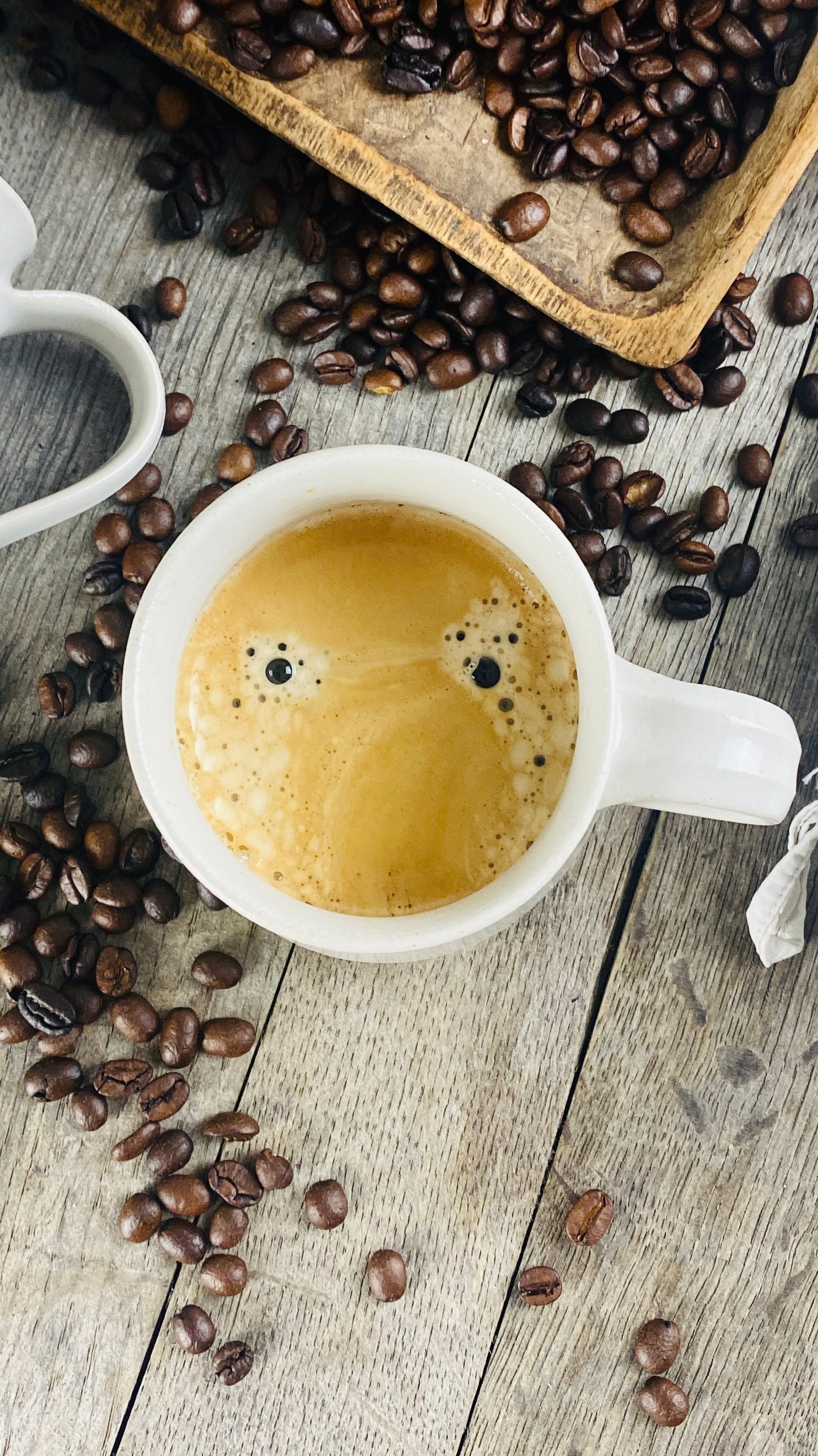Tasse 2er Set handgetöpfert mit Henkel - Atelier Andrea