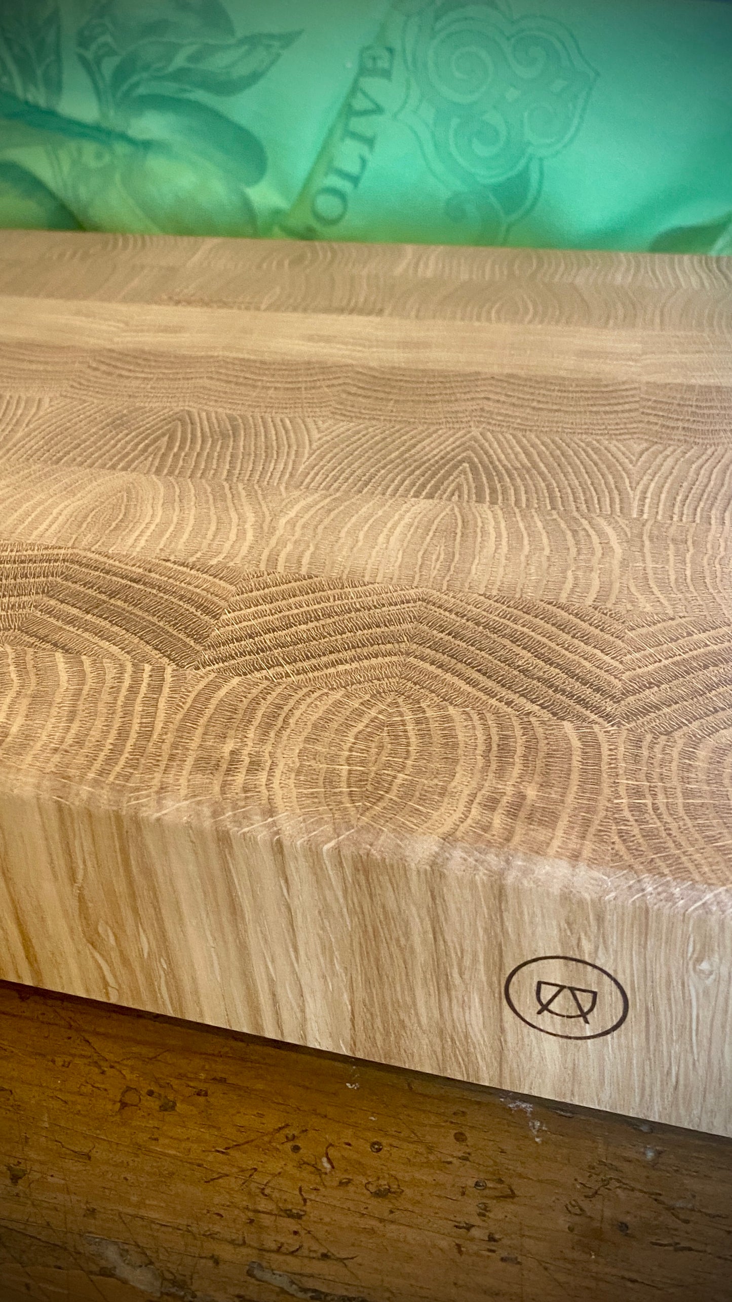 Hackblock Hackbrett Brett aus Eiche natur
