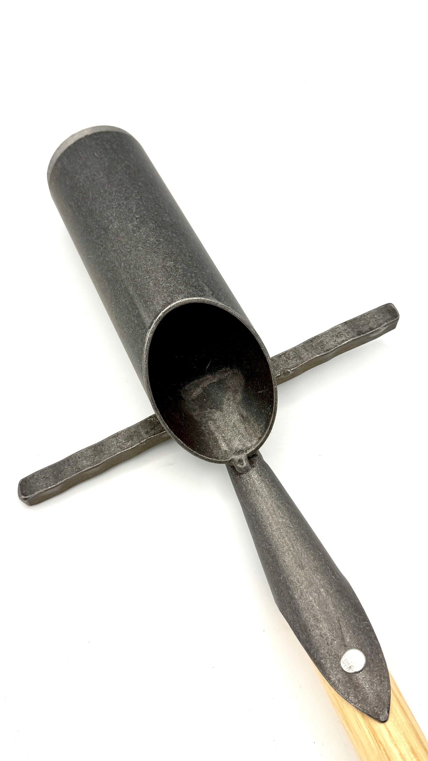 Krumpholz Zwiebelpflanzer 6 cm Durchmesser mit Tritt und Esche-T-Stiel 80 cm