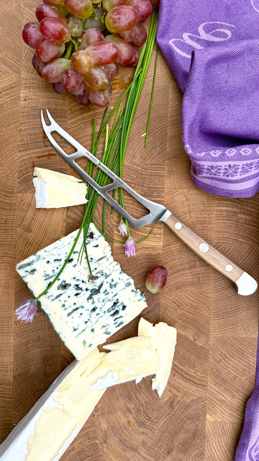 Güde cheese knife Alpha walnut (blade length 15 cm)