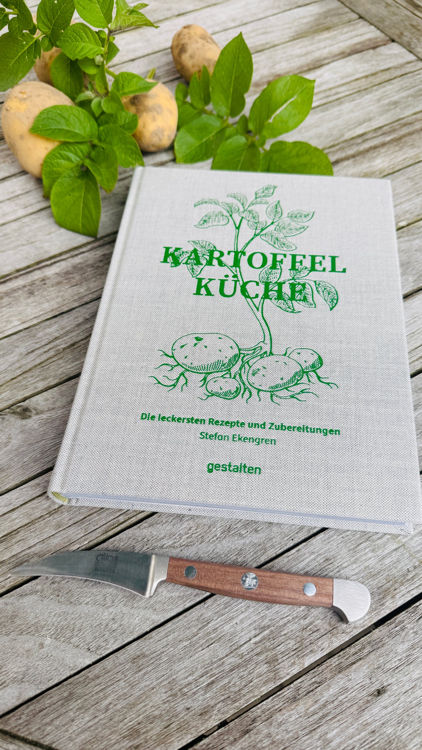 Gift set - Güde paring knife & book Potato Kitchen