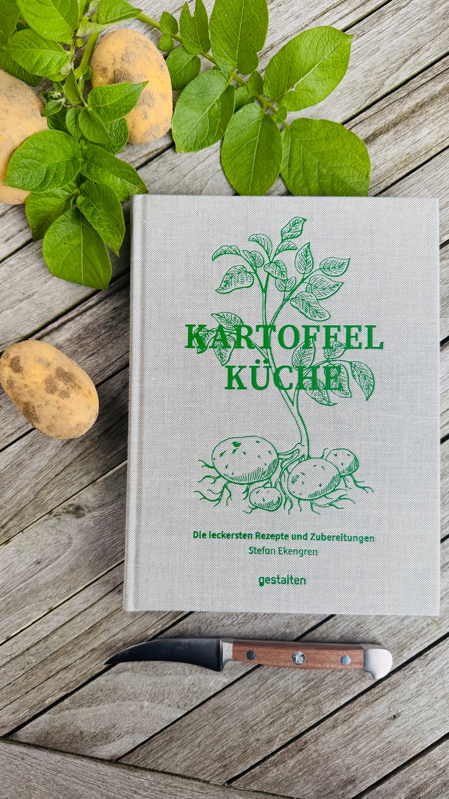 Gift set - Güde paring knife & book Potato Kitchen