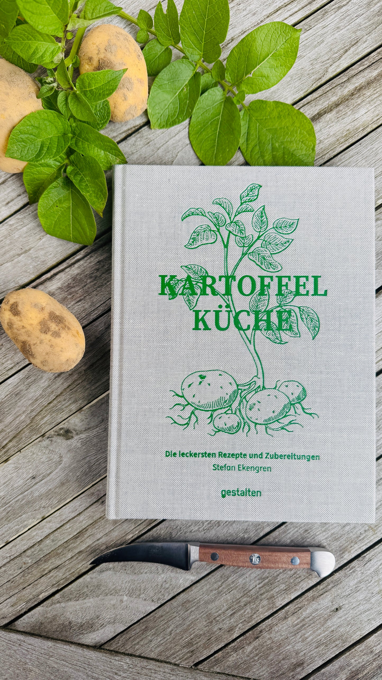 Gift set - Güde paring knife & book Potato Kitchen