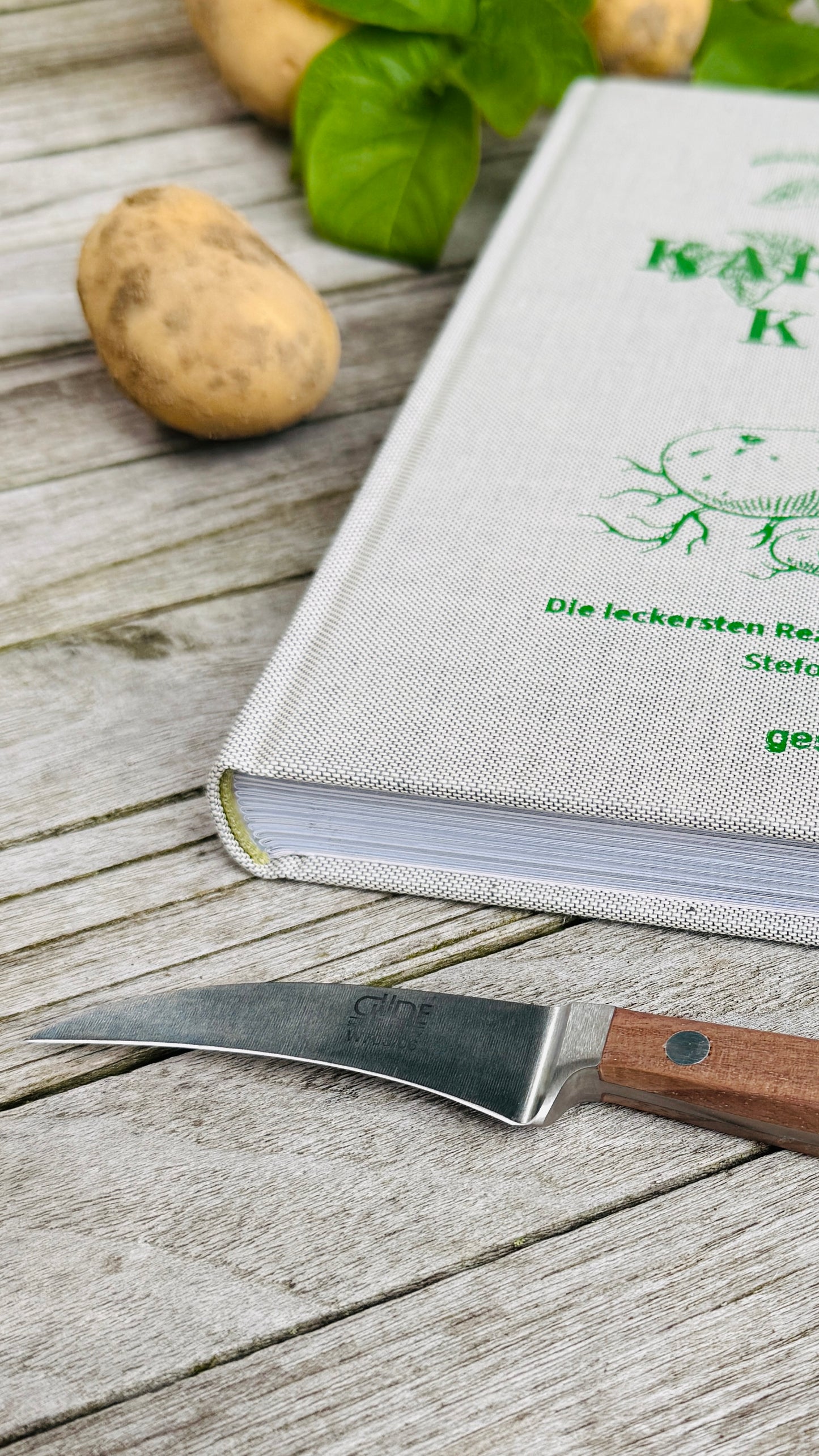 Gift set - Güde paring knife & book Potato Kitchen
