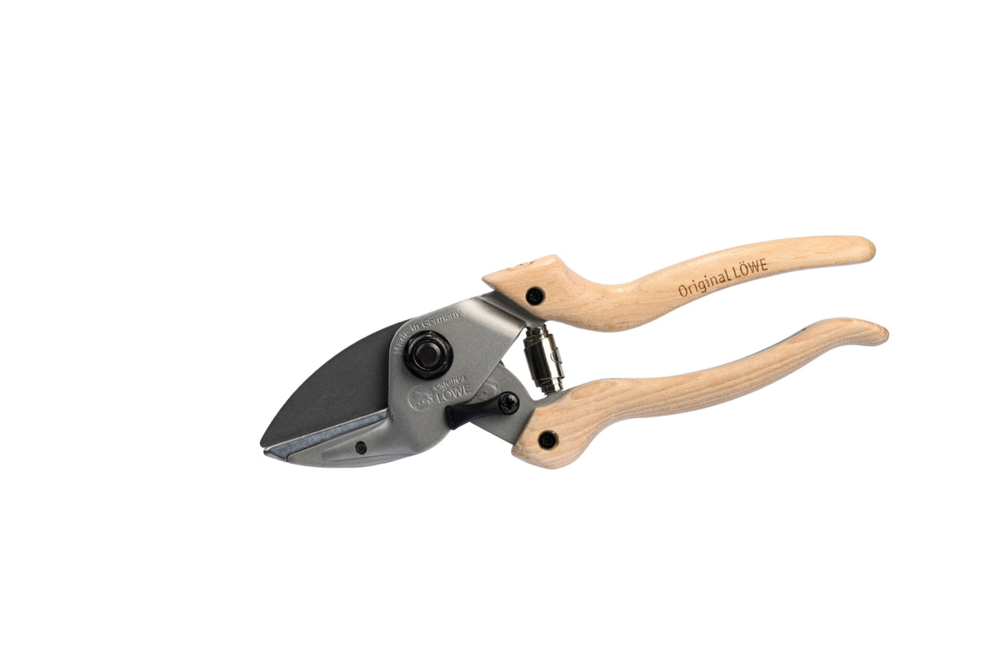 Original Löwe 6.104 Amboss-Schere Natural Echtholzgriff