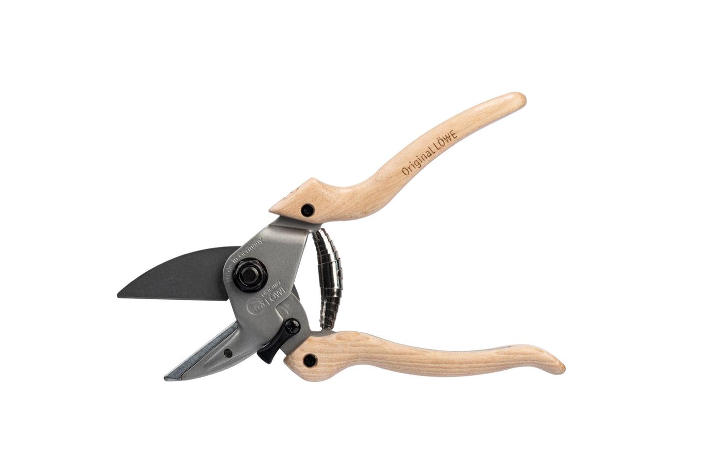 Original Löwe 6.104 Amboss-Schere Natural Echtholzgriff