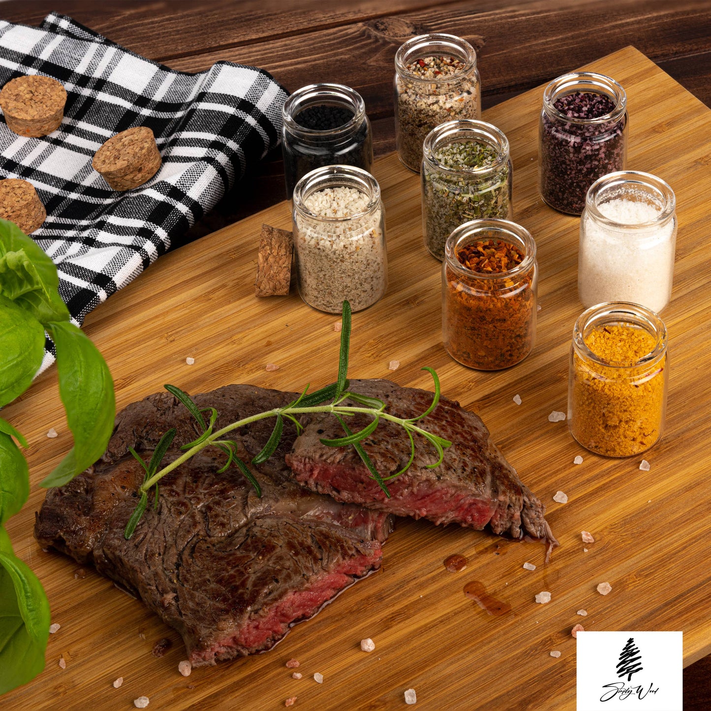 SIMPLY WOOD 8 Handverlesenes Pfeffersorten Set