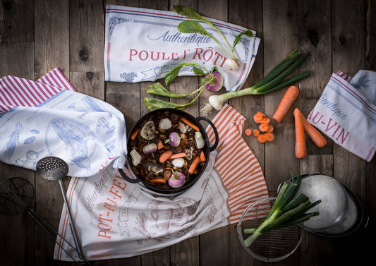 Roast Chicken - Jacquard Cotton Tea Towel