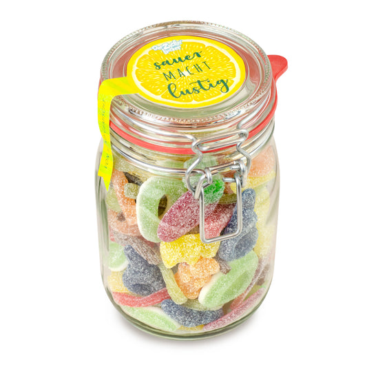 Midi Glass Sour Makes You Happy Sour Candy Mix
