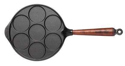 Pfannkuchenpfanne aus Gusseisen 23 cm mit 7 Mulden – Skeppshult