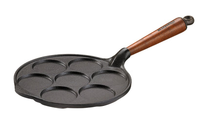 Pfannkuchenpfanne aus Gusseisen 23 cm mit 7 Mulden – Skeppshult