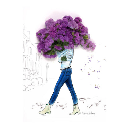 Blumen für Dich - Karte mit Umschlag