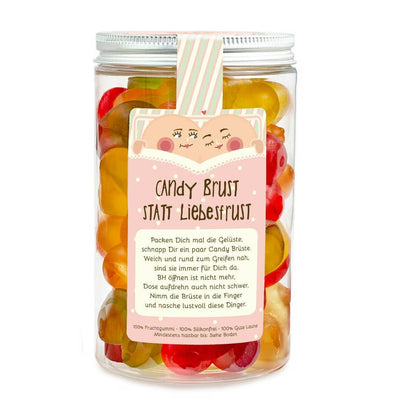 Candy Brüste Naschdose M Fruchtgummi Geschenkdose für JGA