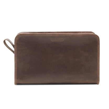 Ledertasche Taschenorganizer aus Leder | Farbe: dunkelbraun