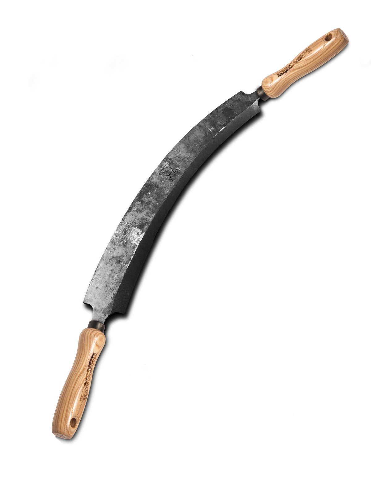 Krumpholz - Zugmesser / Wagnermesser Nr. 0842 mit gebogener 27 cm Schneide