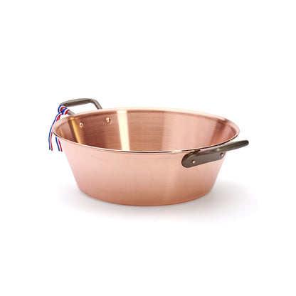 de Buyer - Kupfer-Marmeladentopf mit Gusseisengriffen, Ø 38 cm / 9 L