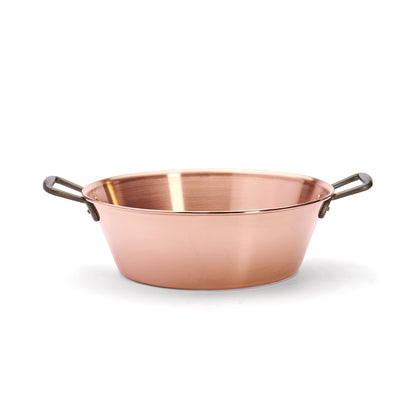 de Buyer - Kupfer-Marmeladentopf mit Gusseisengriffen, Ø 38 cm / 9 L
