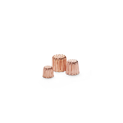 de Buyer - Canelé-Backform „Canelés Bordelais“ aus Kupfer