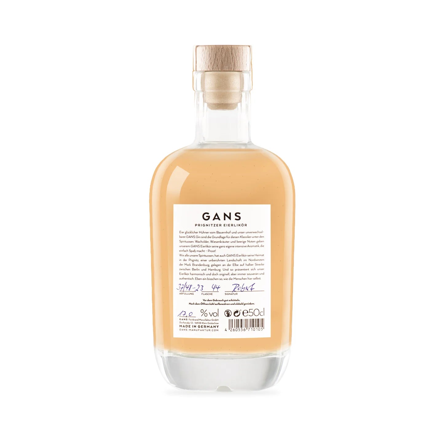 GANS Eierlikör mit Gin 500 ml
