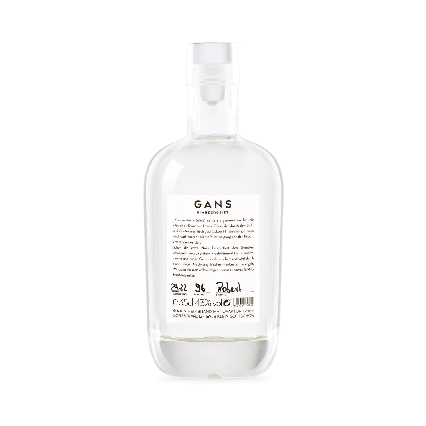 GANS Himbeere Geist 350 ml