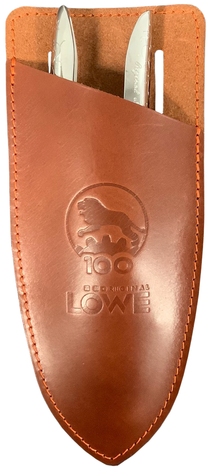 Original Löwe 1.100 Amboss-Schere mit Lederholster Jubiläumsedition