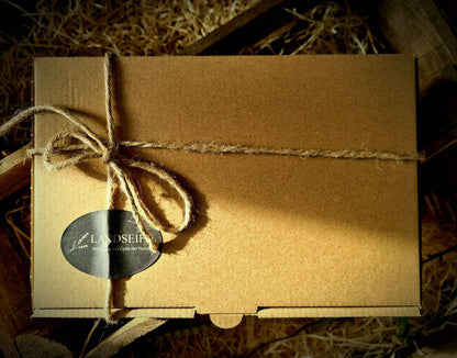 Naturseifen Geschenkset - 6 Bio Naturseifen + 2 Seifensäckchen