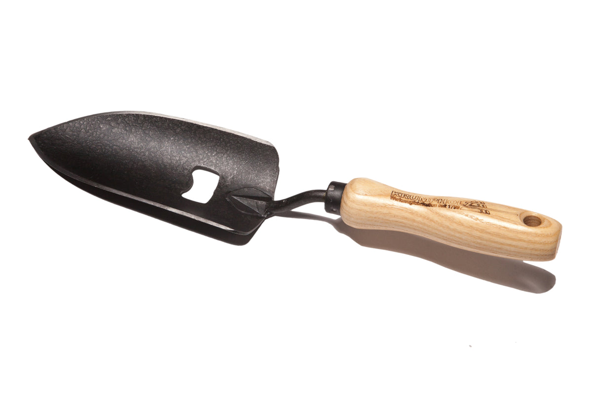 Krumpholz Pflanzkelle Nr. 1481 mit Flaschenöffner – 14 cm Eschengriff