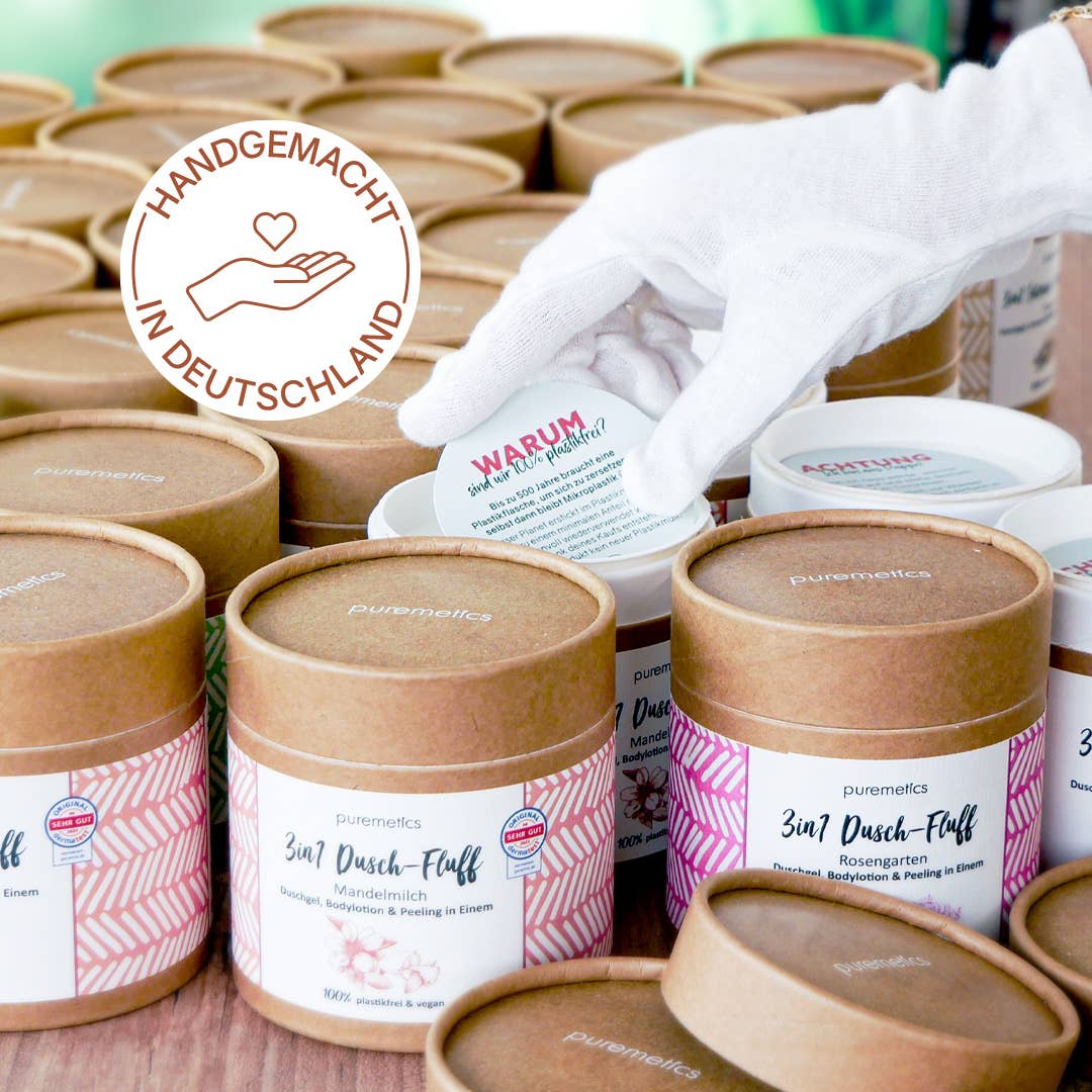 3-in-1 Shower Fluff 'Almond Milk'