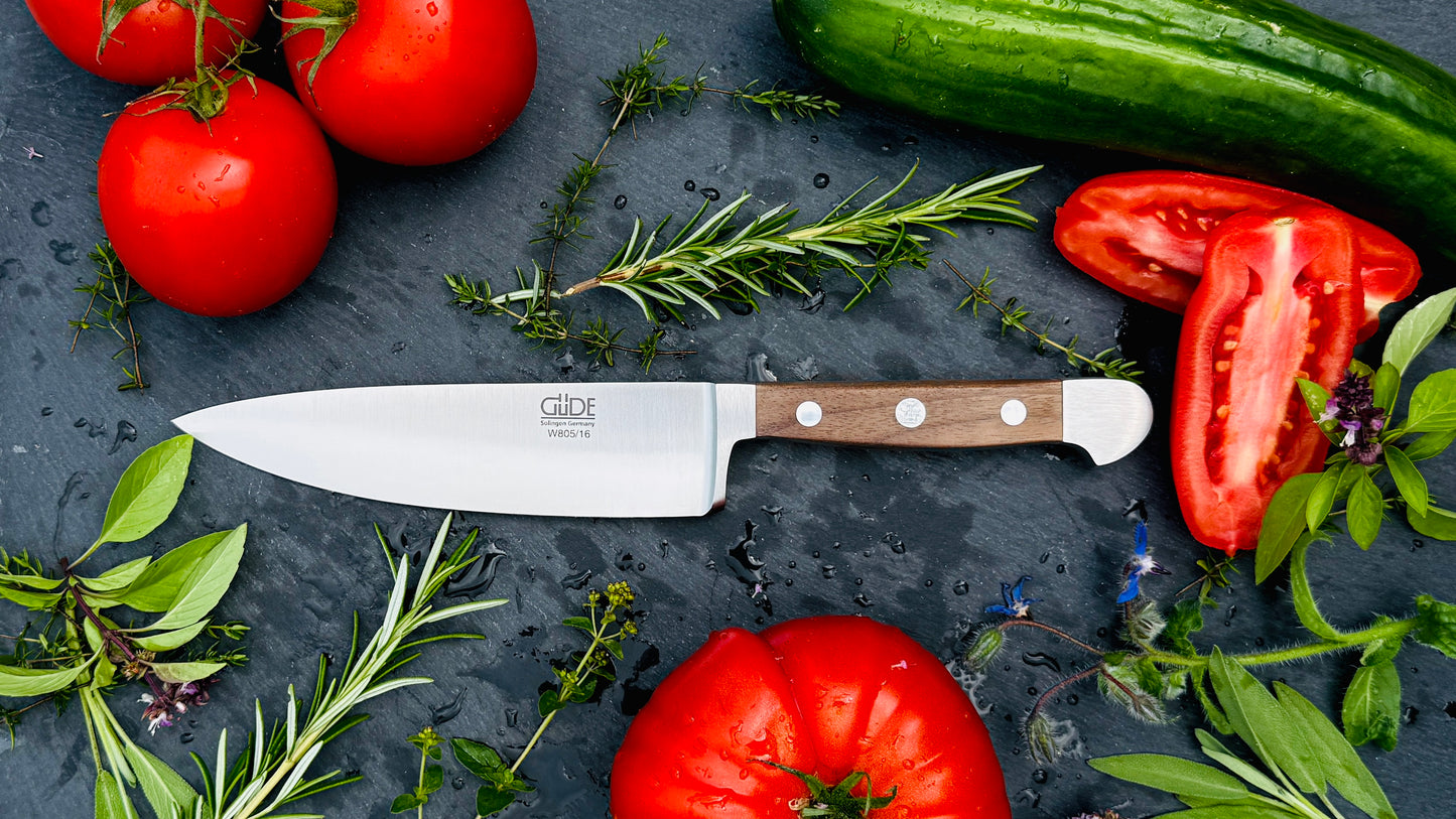 Güde Alpha Walnut Chef's Knife (16 cm)