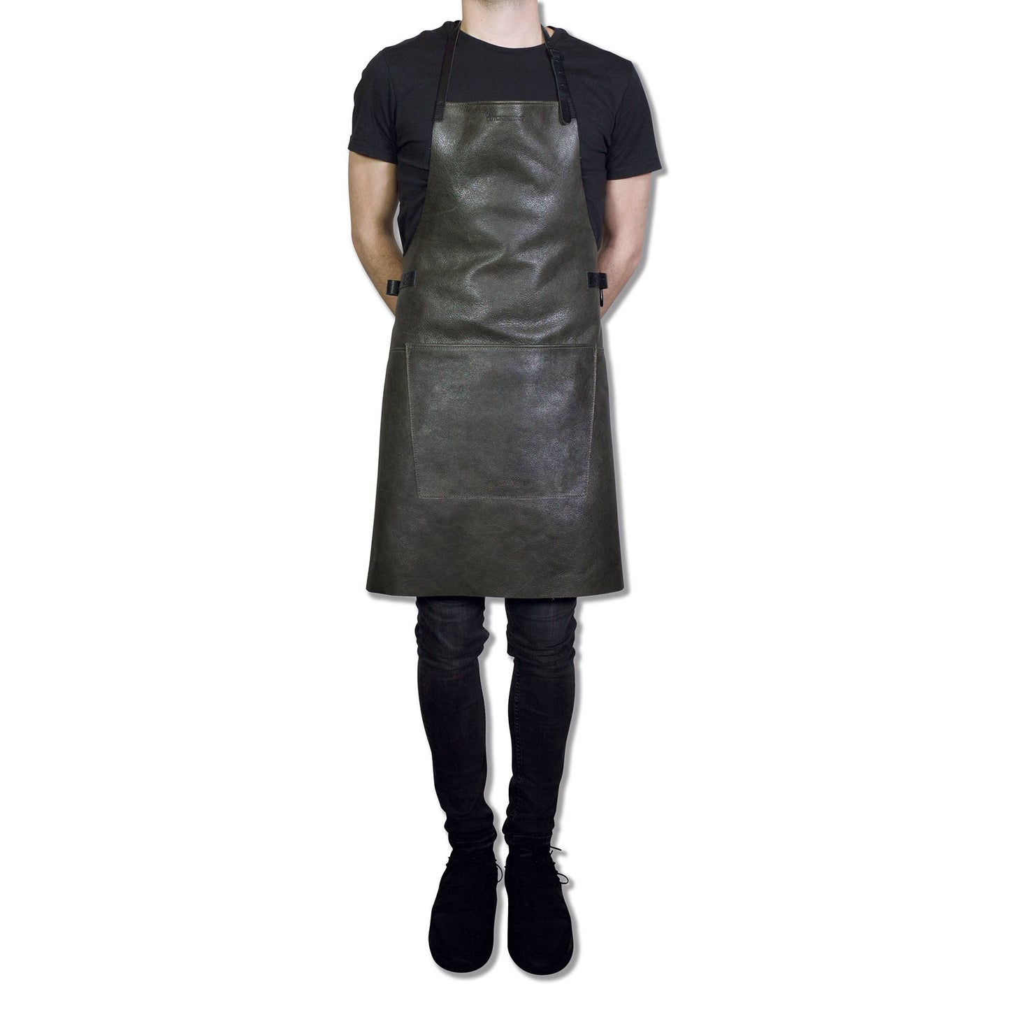 Schürze im BBQ-Stil - Vintage-Leder