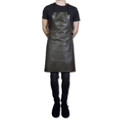 Schürze im BBQ-Stil - Vintage-Leder