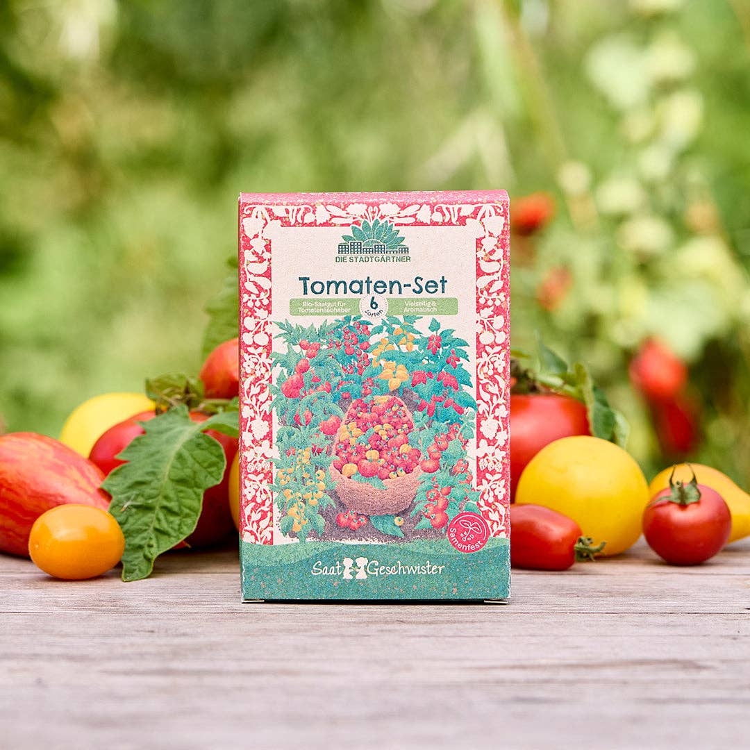 Saatgut-Set mit 6 Sorten Tomaten (BIO)