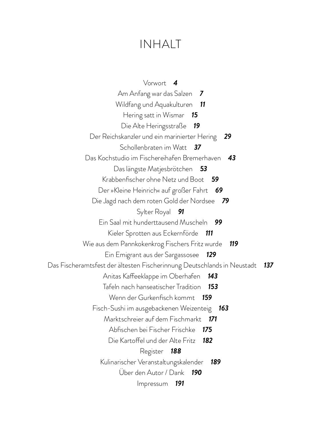 Buch: Butter bei die Fische