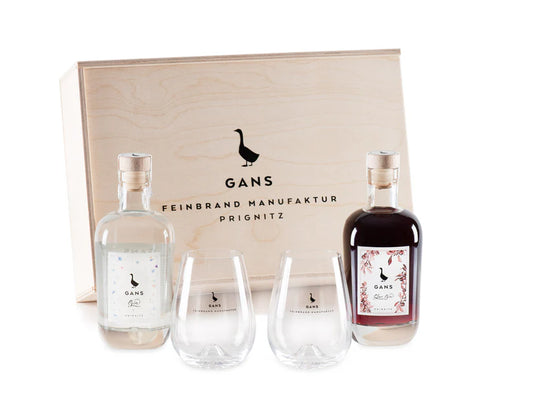 Geschenk-Set GANS Gin & Sloe Gin Premium Box