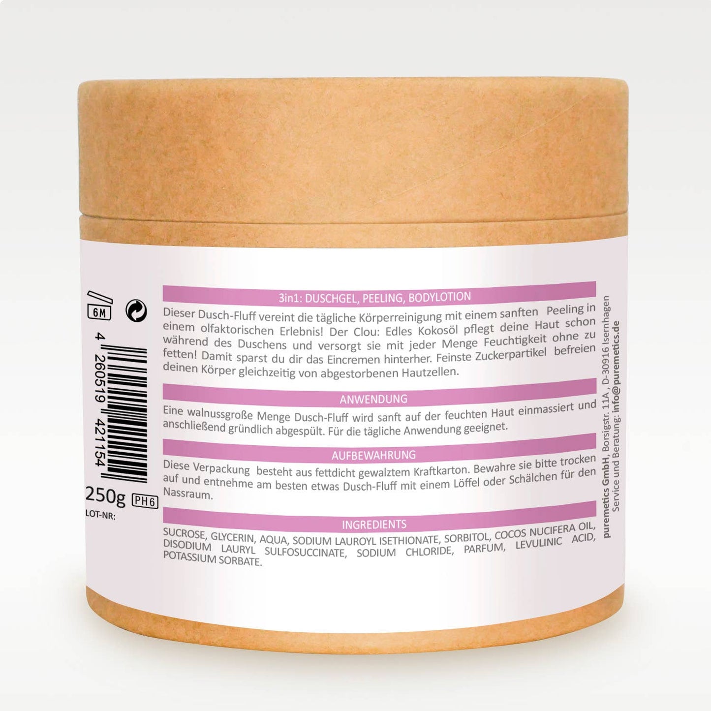 3-in-1 Shower Fluff 'Sea of ​​Flowers'