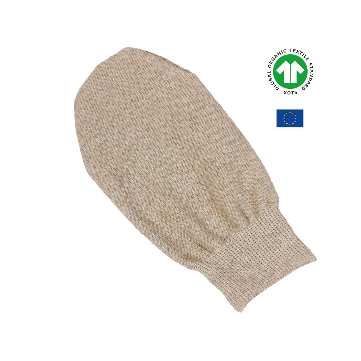 Peeling-Handschuh Hammam aus Bio-Leinen und Baumwolle - Anaé