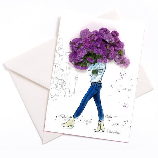 Blumen für Dich - Karte mit Umschlag